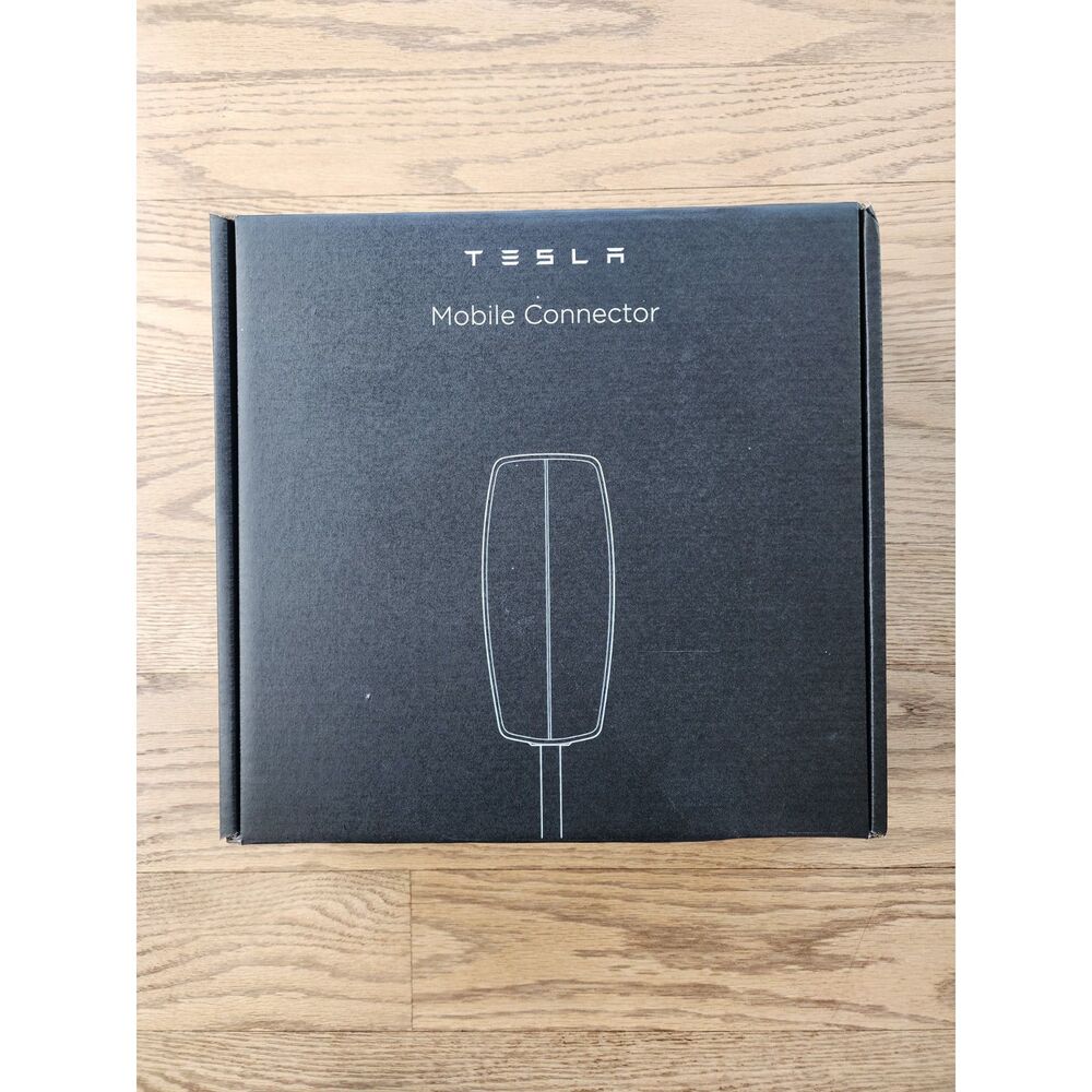 Tesla Mobile Connector EMPTY Package Box Approx. 12.5" x 13.25" x 4" GUC